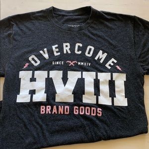 HVIII Brand Goods Faded Black T-Shirt unisex sz S